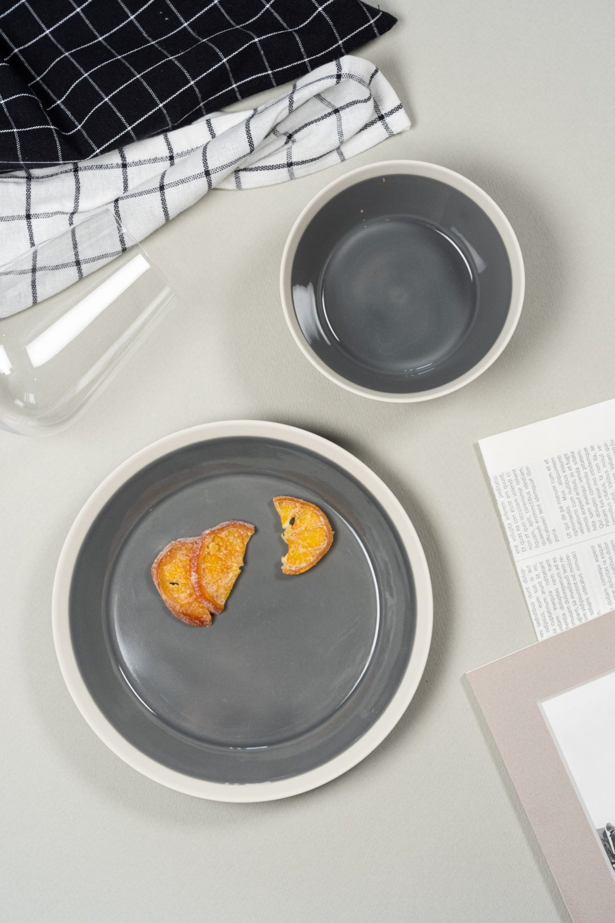 dishes 200 plate (fog gray) 株式会社木村硝子店 13